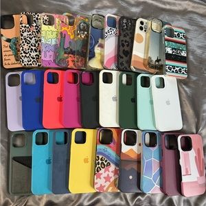 Bundle of 29 iPhone 12 12 pro cases. Apple Casely Speck